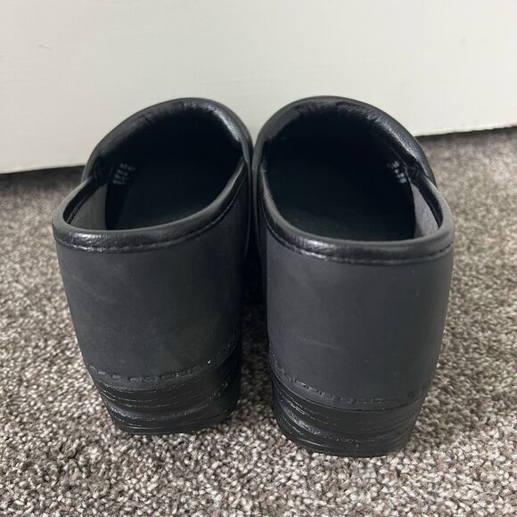 Dansko XP Clogs Black Leather Pro Work Shoe - Picture 4 of 12